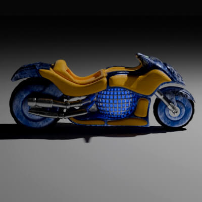 Motorcycle Cyberpunk by Bolbochano