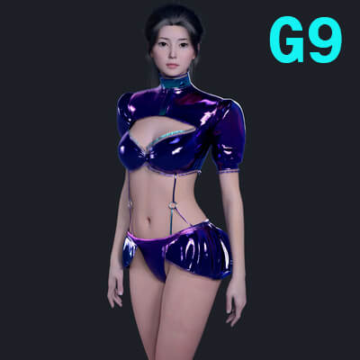 BT Hina for Genesis 9 Female by BoldTofu