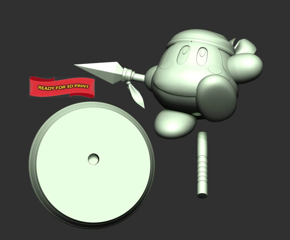 Bandana Waddle Dee 3D Print Model by Bon Bon Art