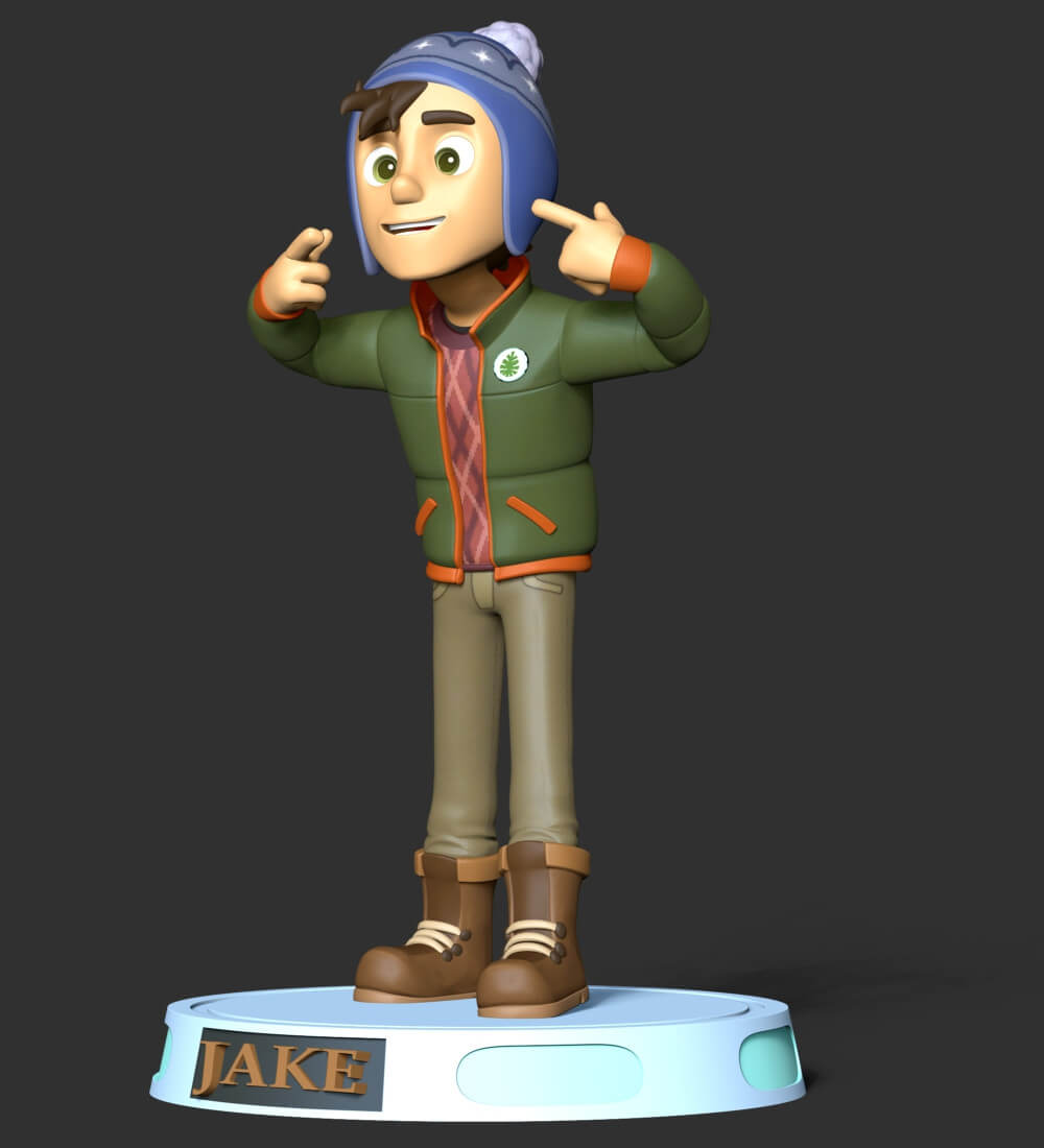 Jake - PAW Patrol 3D Model by Bon Bon Art