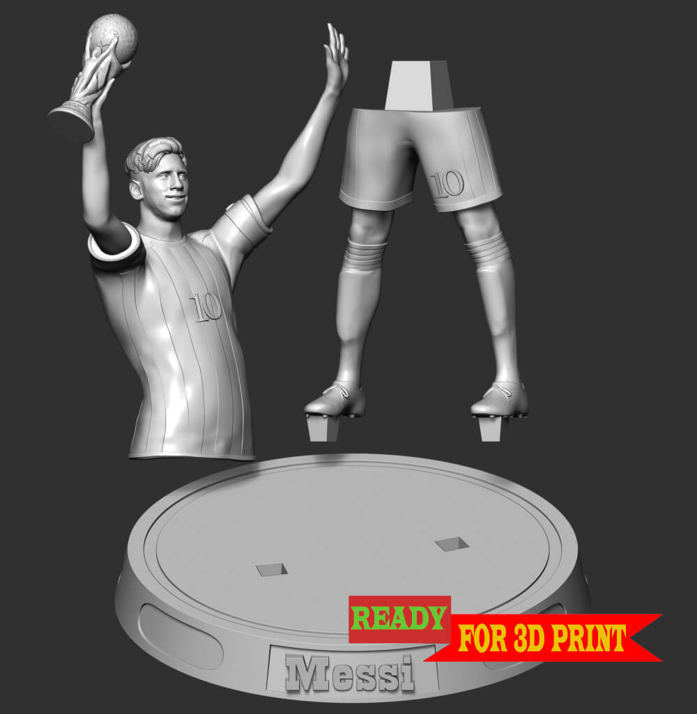 Lionel Messi - 3D Model by Bon Bon Art