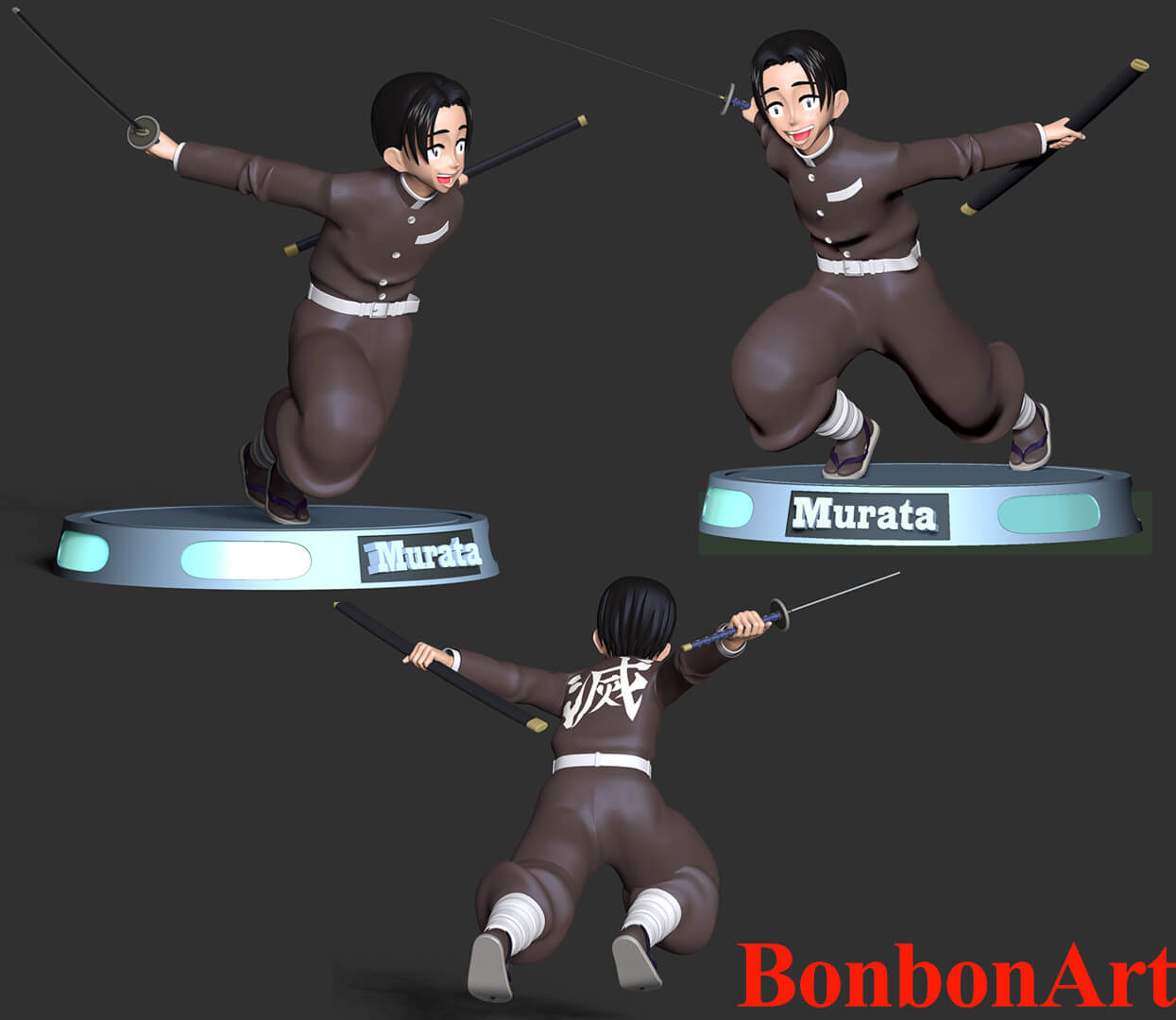 Murata - Demon Slayer 3D Model by Bon Bon Art