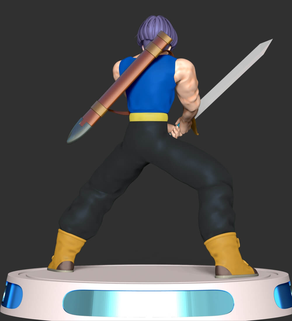 Trunks Jump Force 3D Print Model by Bon Bon Art
