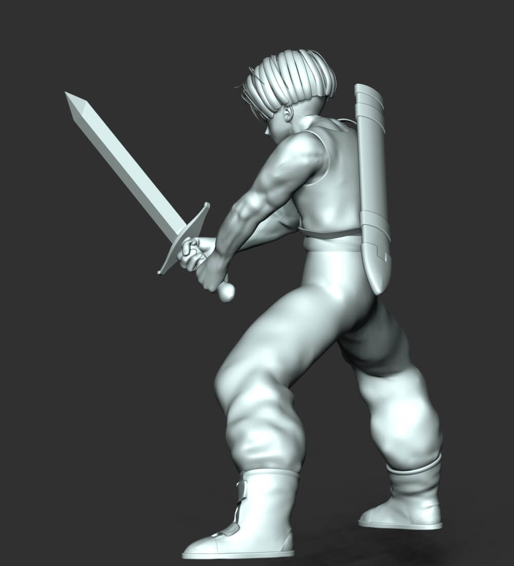 Trunks - Jump Force 3D Print Model by Bon Bon Art