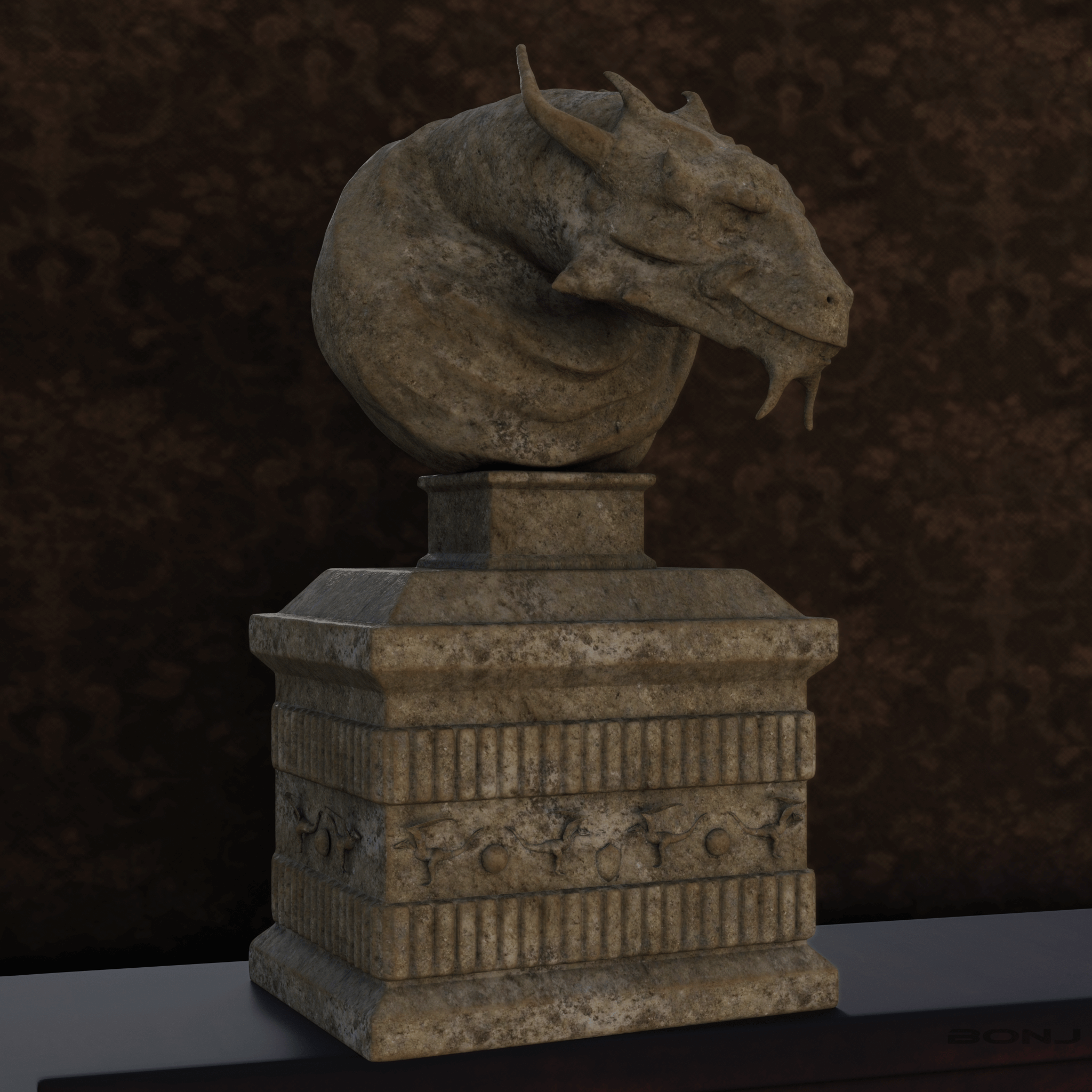 Bust 3D Render | RenderHub Gallery