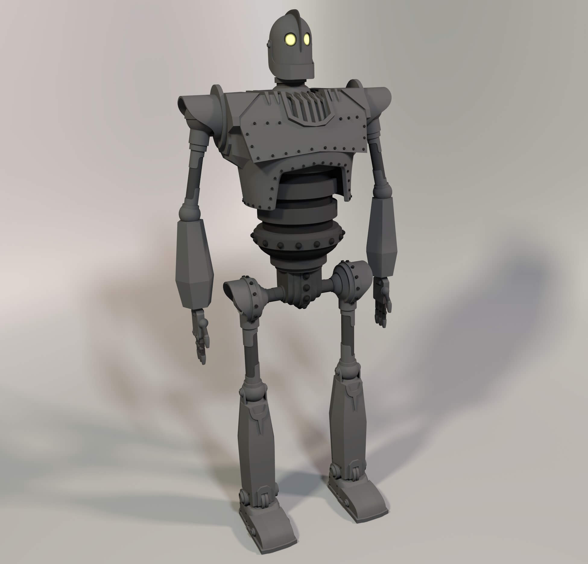 Iron Giant Robot 3D Model by BraiZero