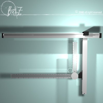 Drafting Table Tool 3d Model By Braz