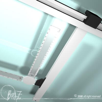 Drafting Table Tool 3d Model By Braz