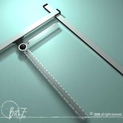 Drafting Table Tool 3d Model By Braz