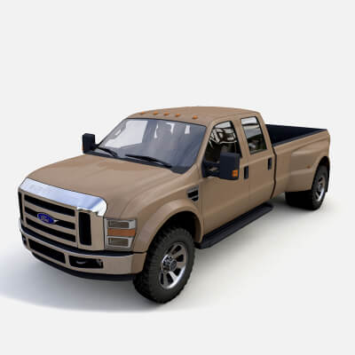 F250 XL Super Duty 2009 3D Model