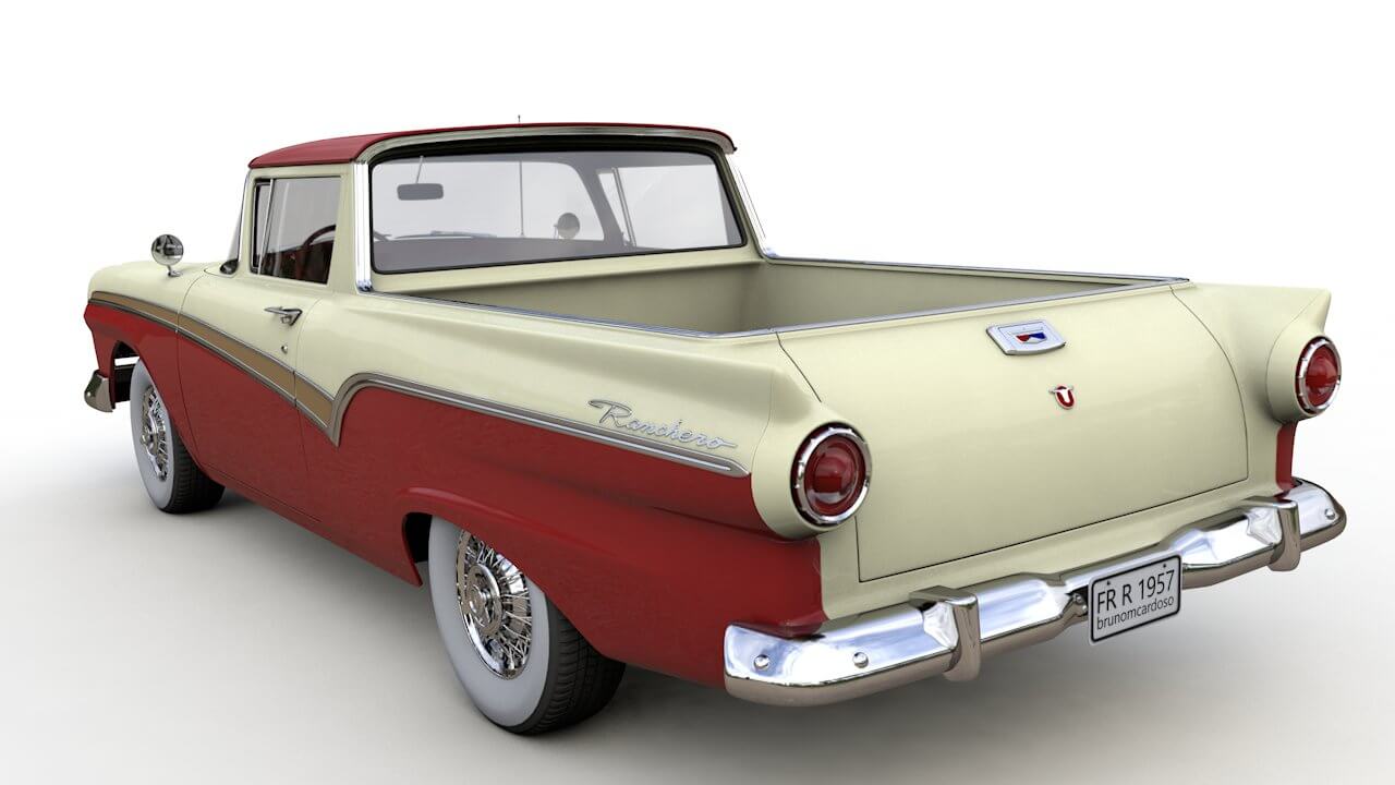 Ranchero 1957 - 3D Model by brunomcardoso
