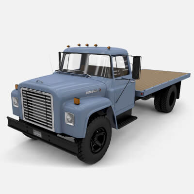 International Loadstar 1600 Flatbed Truck 1974