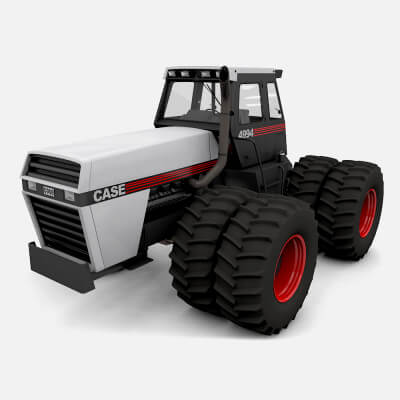 J.i. Case 4994 1984 Tractor White Version