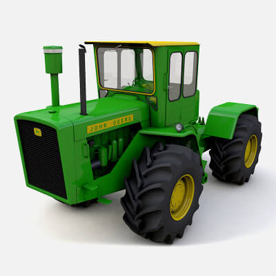 John Deere 8820 4WD Tractor 1960 With Cabin