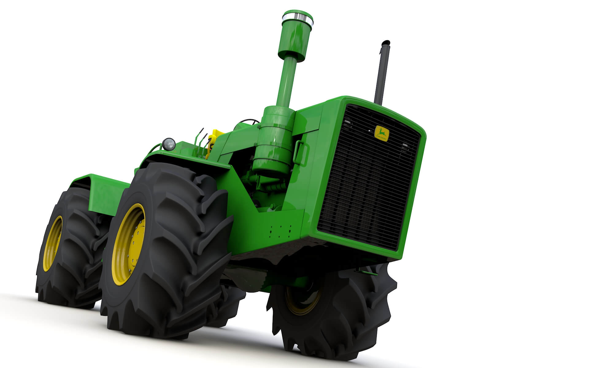 8820 John Deere 8820 4WD Tractor 1960 - 3D Model by brunomcardoso