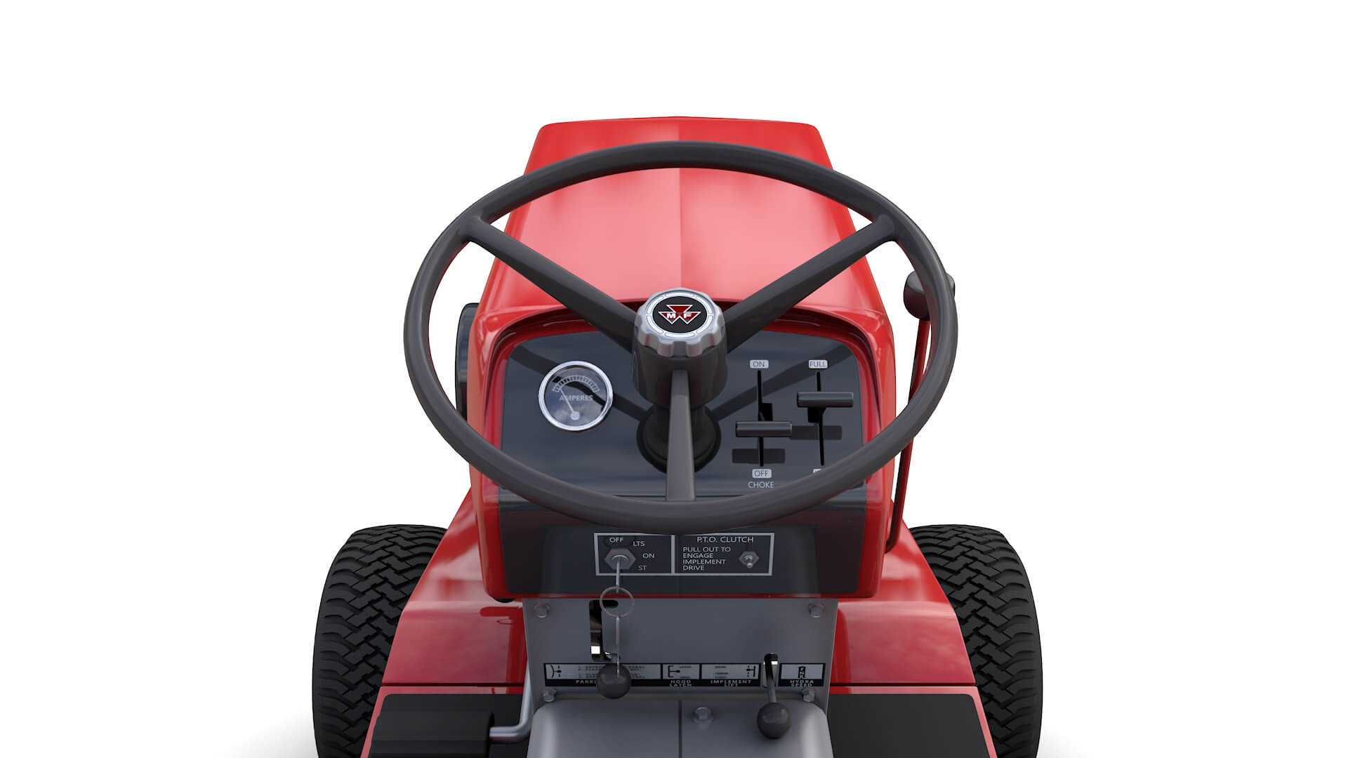 Mf16 Massey Ferguson 16 Lawn Tractor 1975 - 3D Model by brunomcardoso