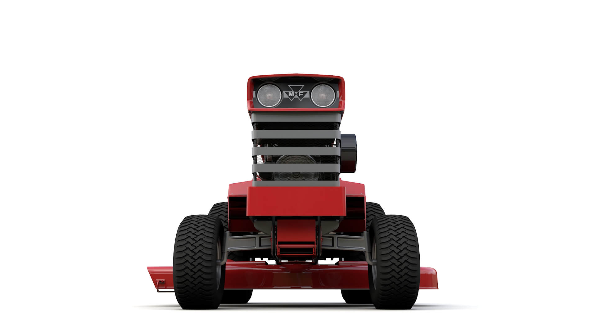 Mf16 Massey Ferguson 16 Lawn Tractor 1975 - 3D Model by brunomcardoso