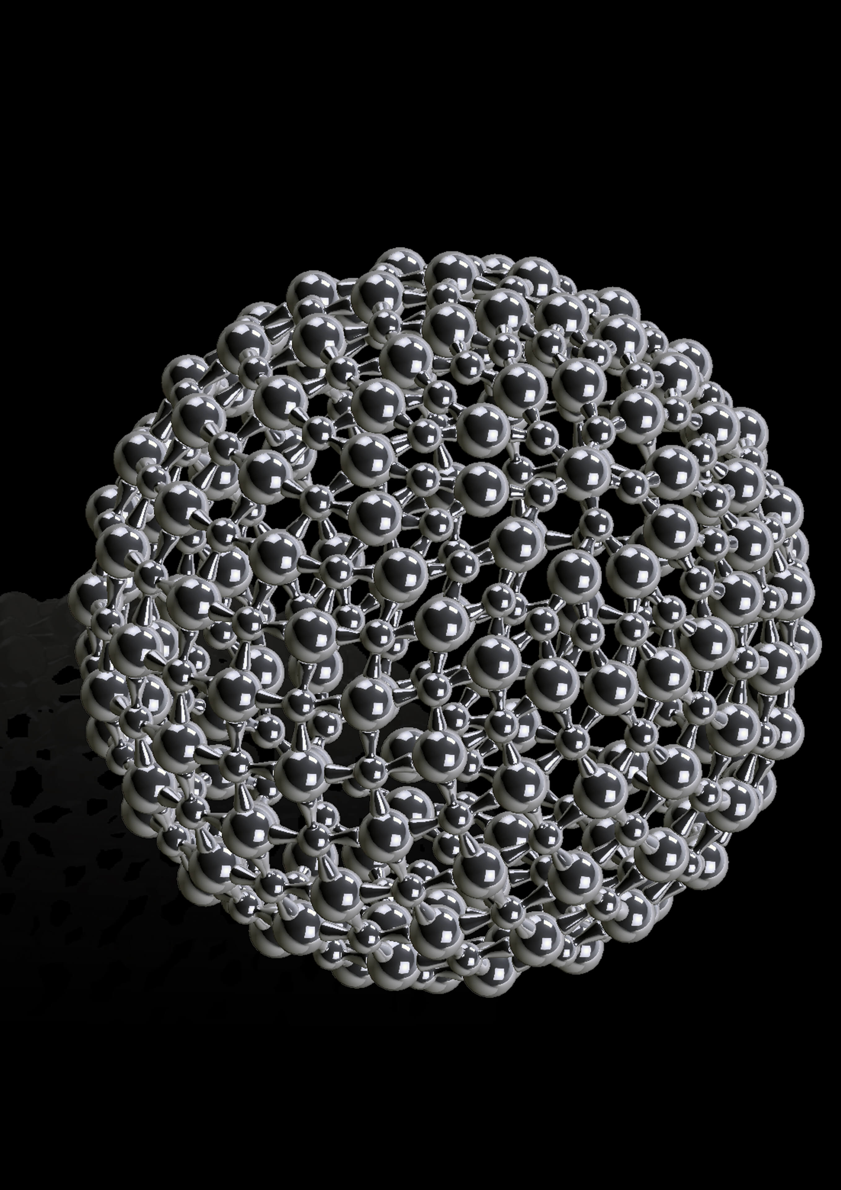 Boublesphere Orange Sphere - 3D Model by BsTen