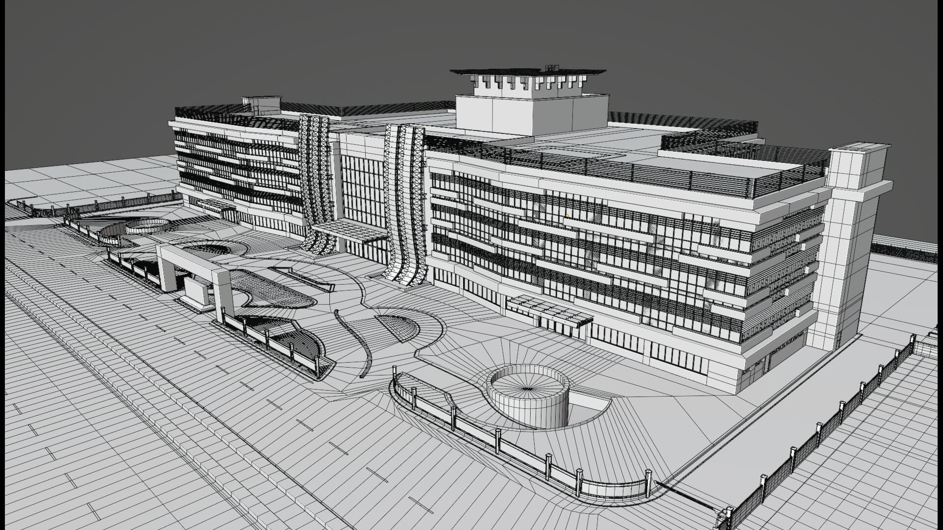 Building Complex Mesh Model by BsTen