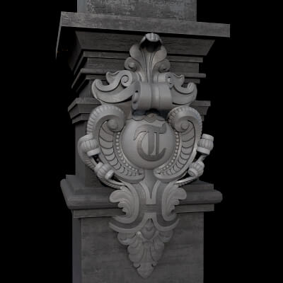 Cementium Carved Model