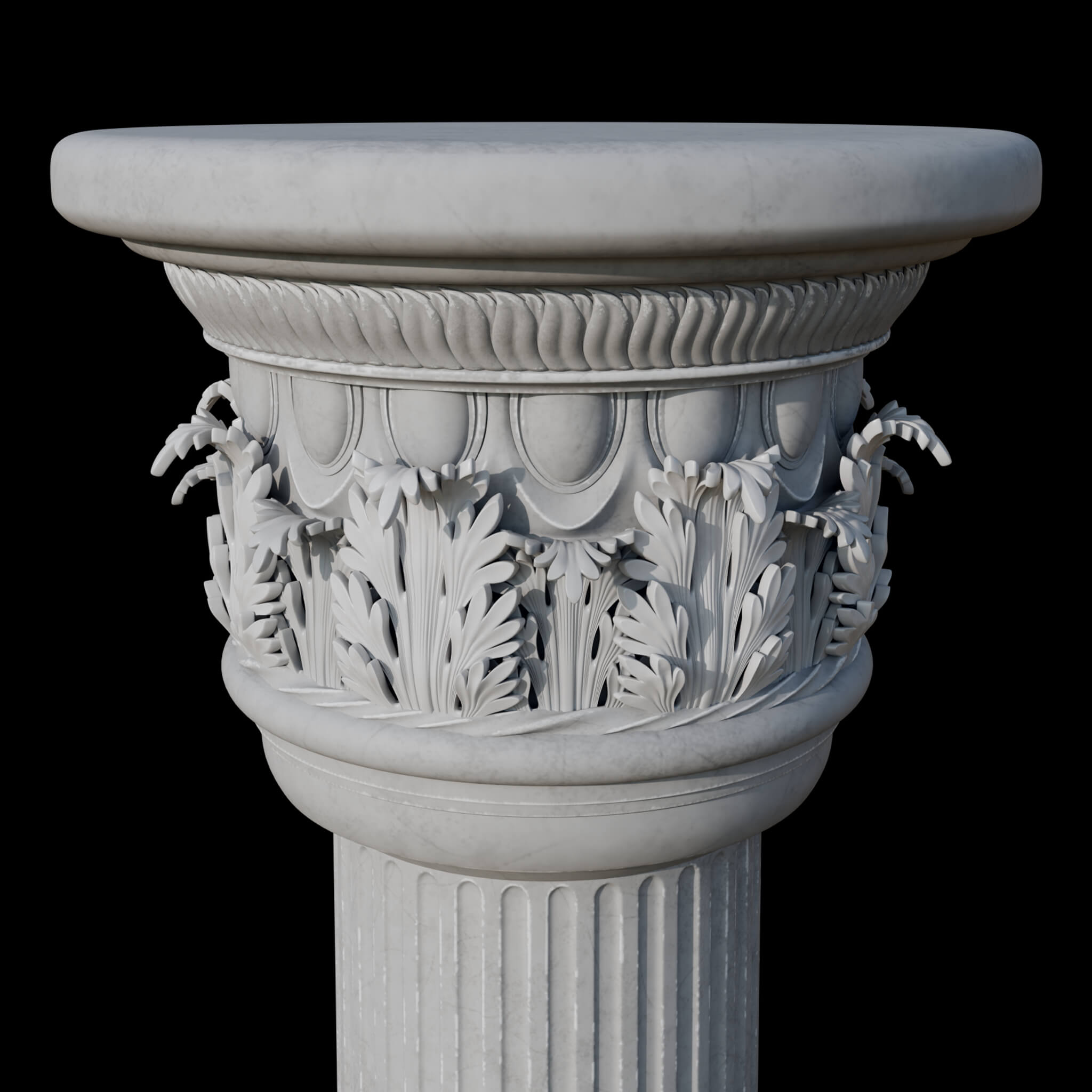 Fat Corinthian 3D Model by BsTen