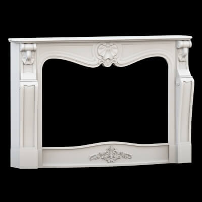 Fire Place Mesh Model