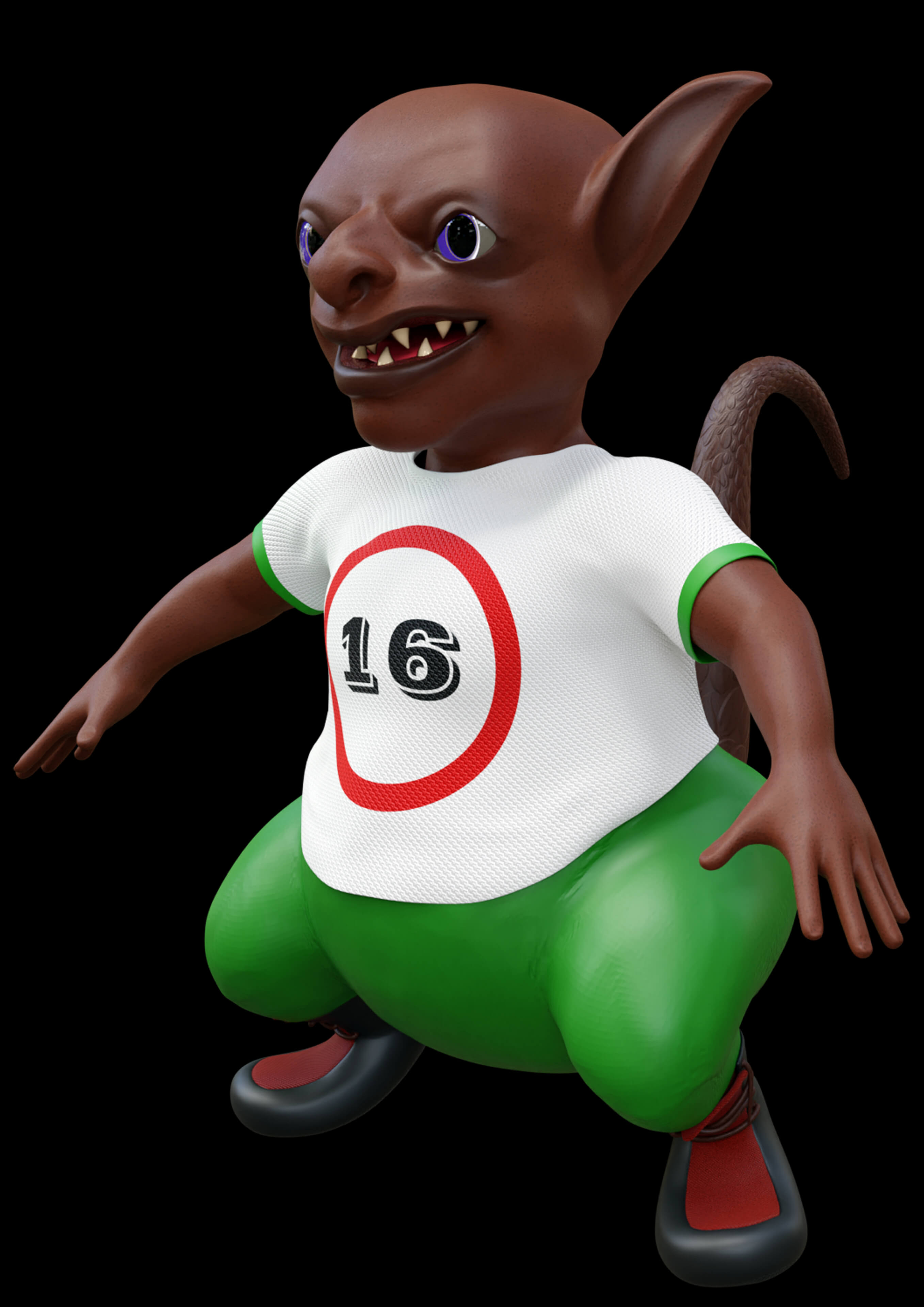 Gummit Character - 3D Model by BsTen