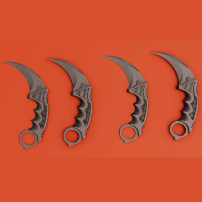 Karambit Knife Model