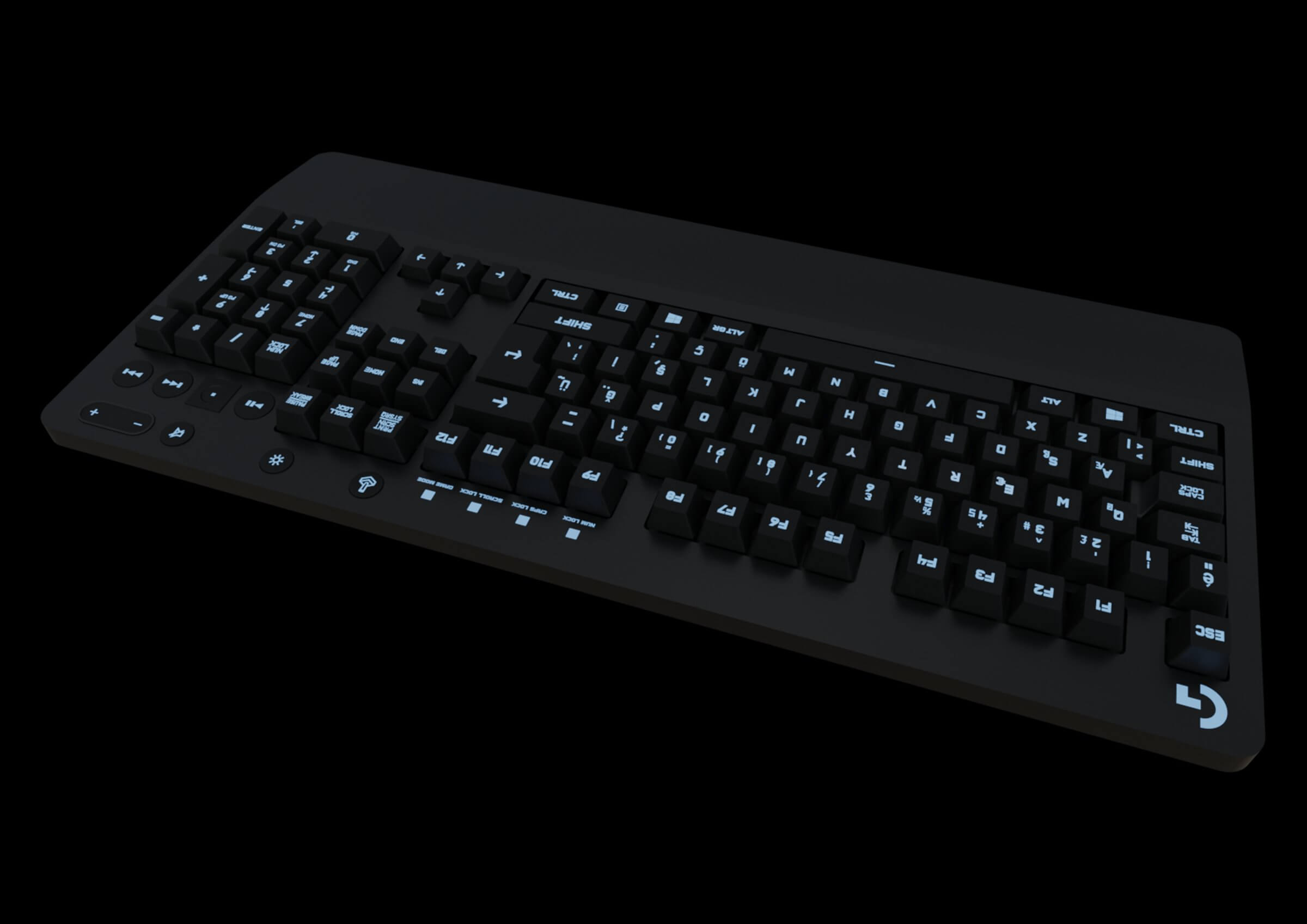 Logitech Keyboard - 3D Model by BsTen