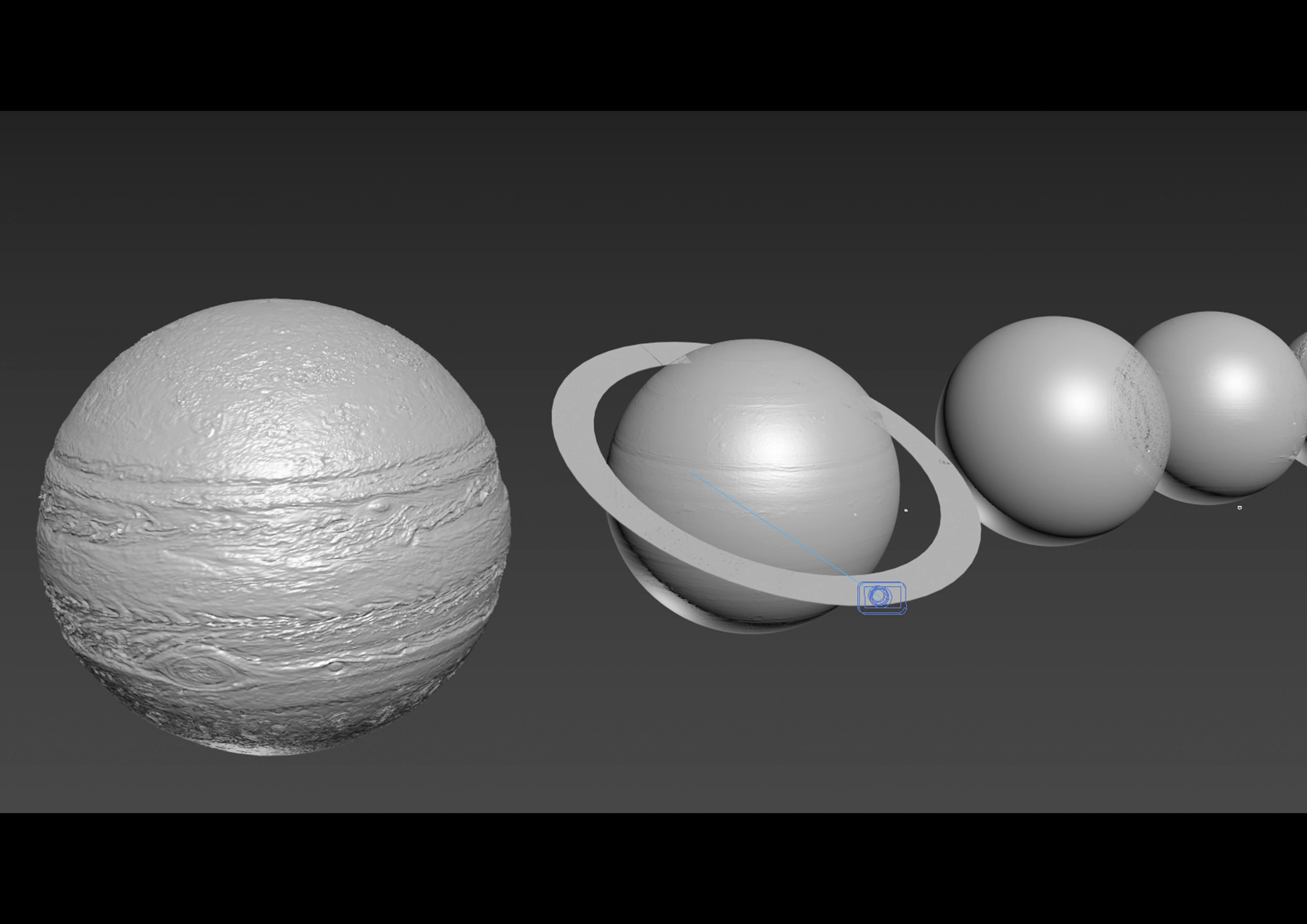 Solar System Mesh Model by BsTen