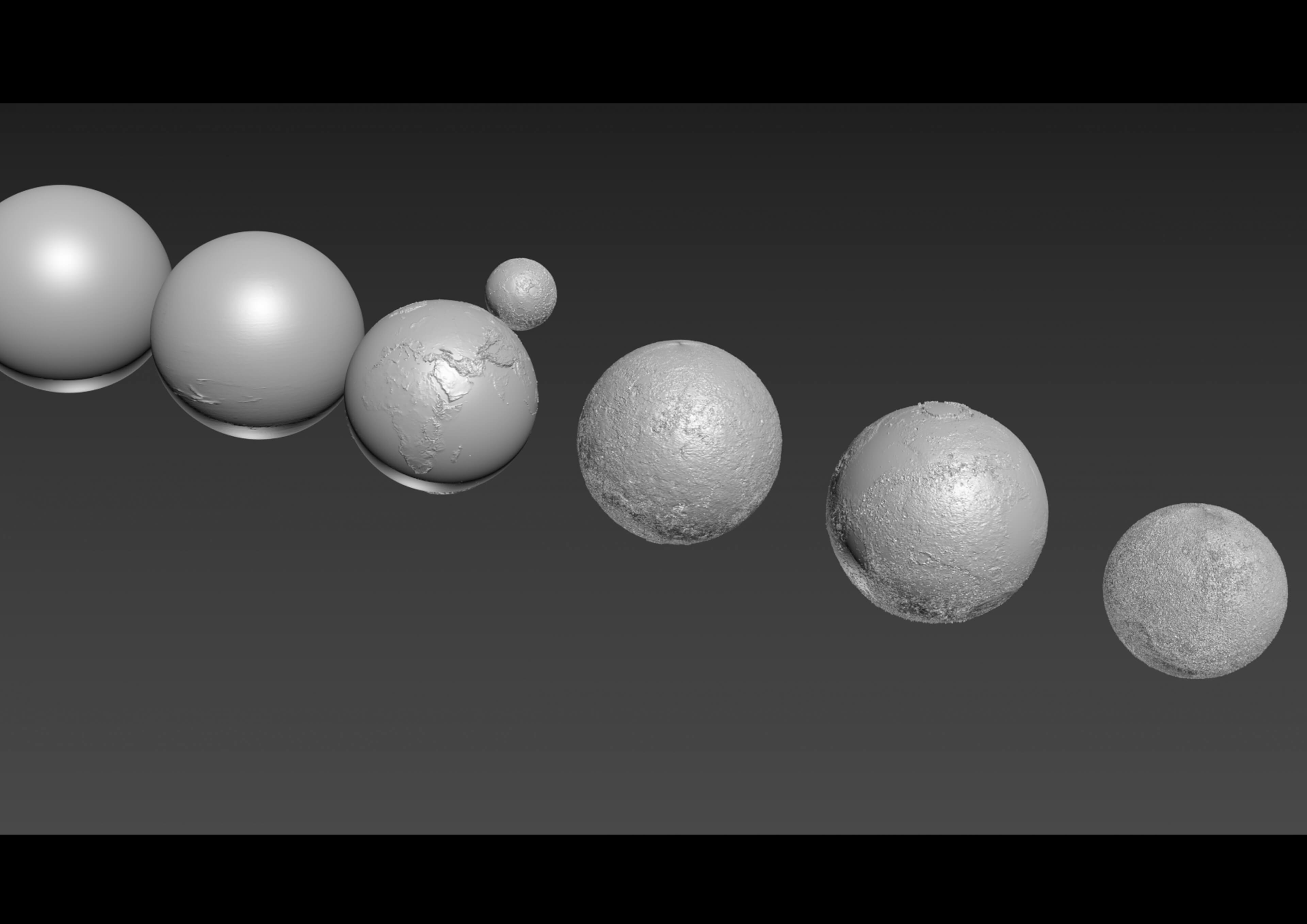 Solar System Mesh Model by BsTen