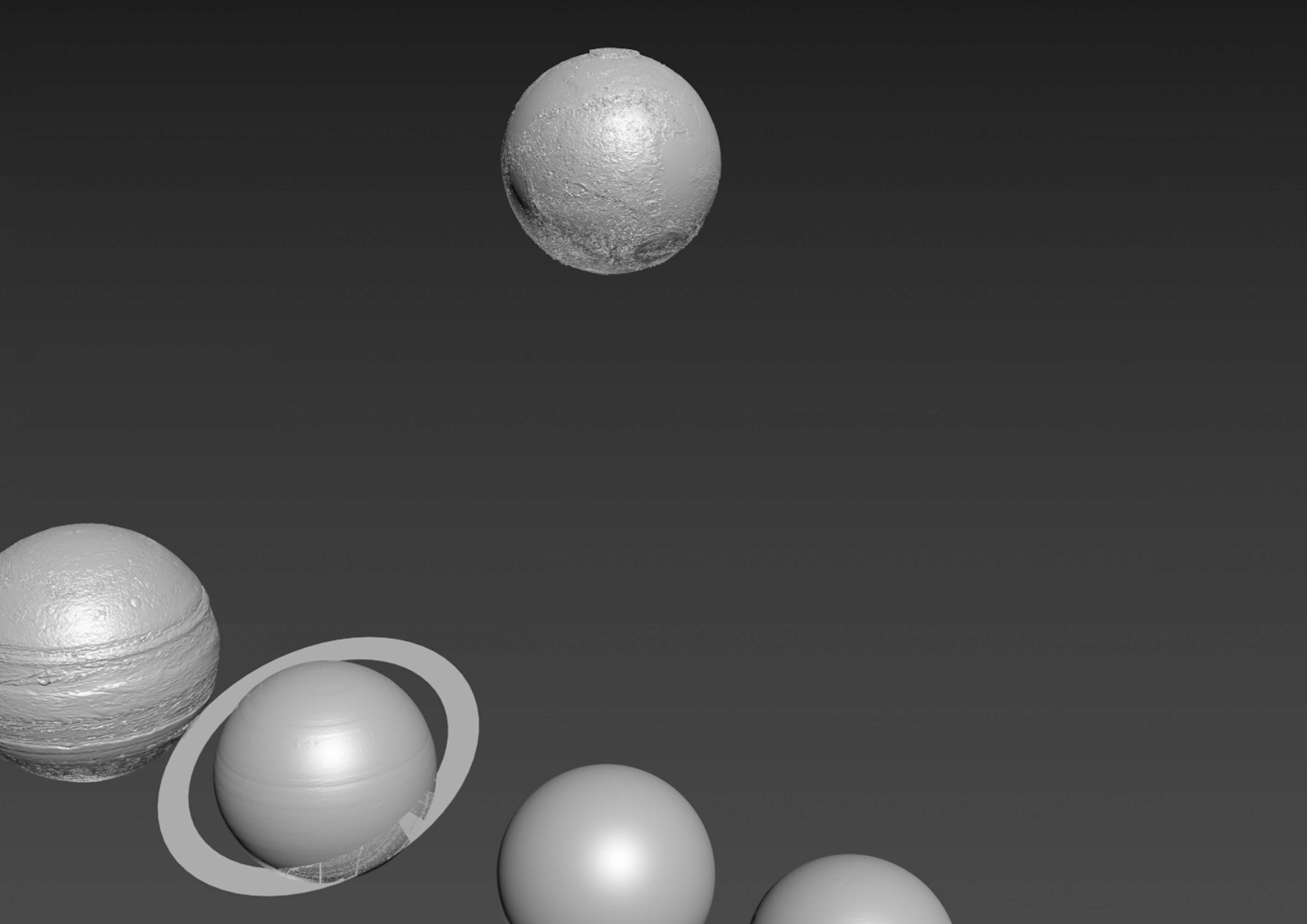 Solar System Mesh Model by BsTen