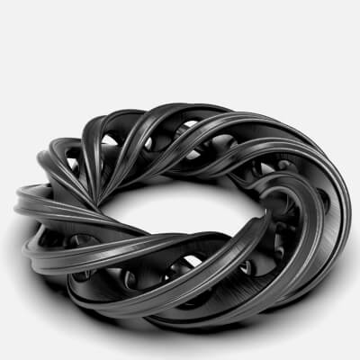 Spiralhole Spiral Ring