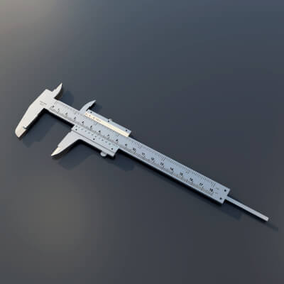 Vernier Caliper 3D Model