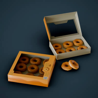 Box of Glazed Donuts