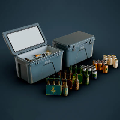 Cooler and Beers