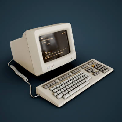 DEC VT220 Retro Computer