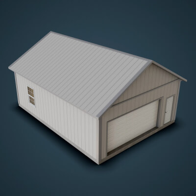 Pole Barn Garage - Exterior Only