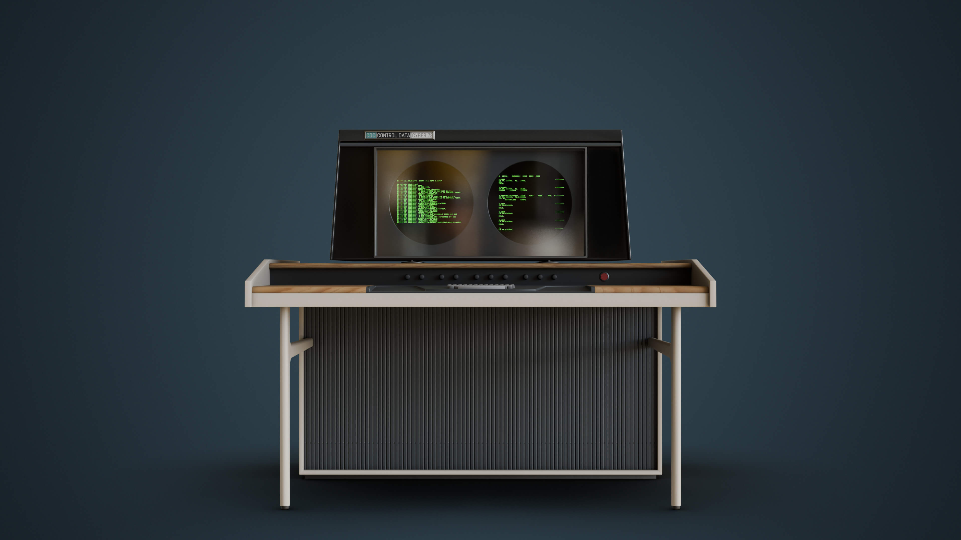 Retro Computer Terminal - 3D Model by BSW2142
