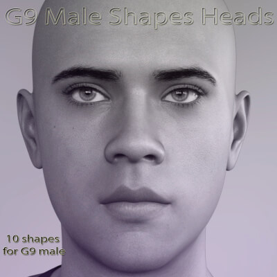 G9 Male Shapes Heads