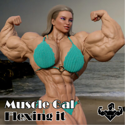 Muscle Gal - Flexing It Poses for G8F and G8.1F