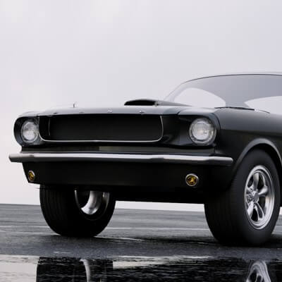 Ford Mustang Fastback 1965 HD Interior