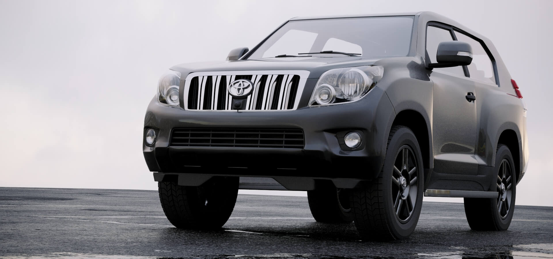 Toyota Land Cruiser Prado 3-door 2011 3D Model