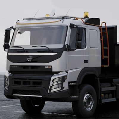 Volvo FMX Tridem Tipper Truck 2013