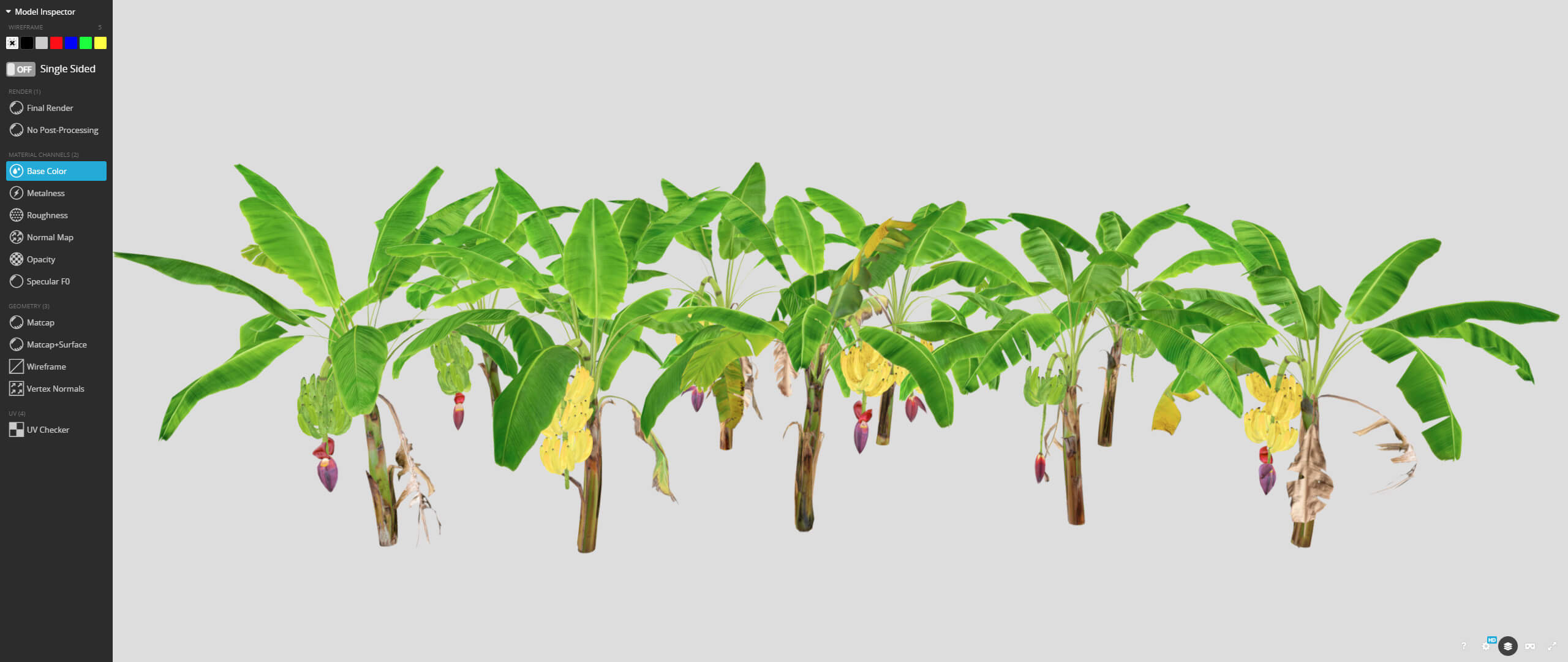 Banana Plantation 3D Model by Buncic