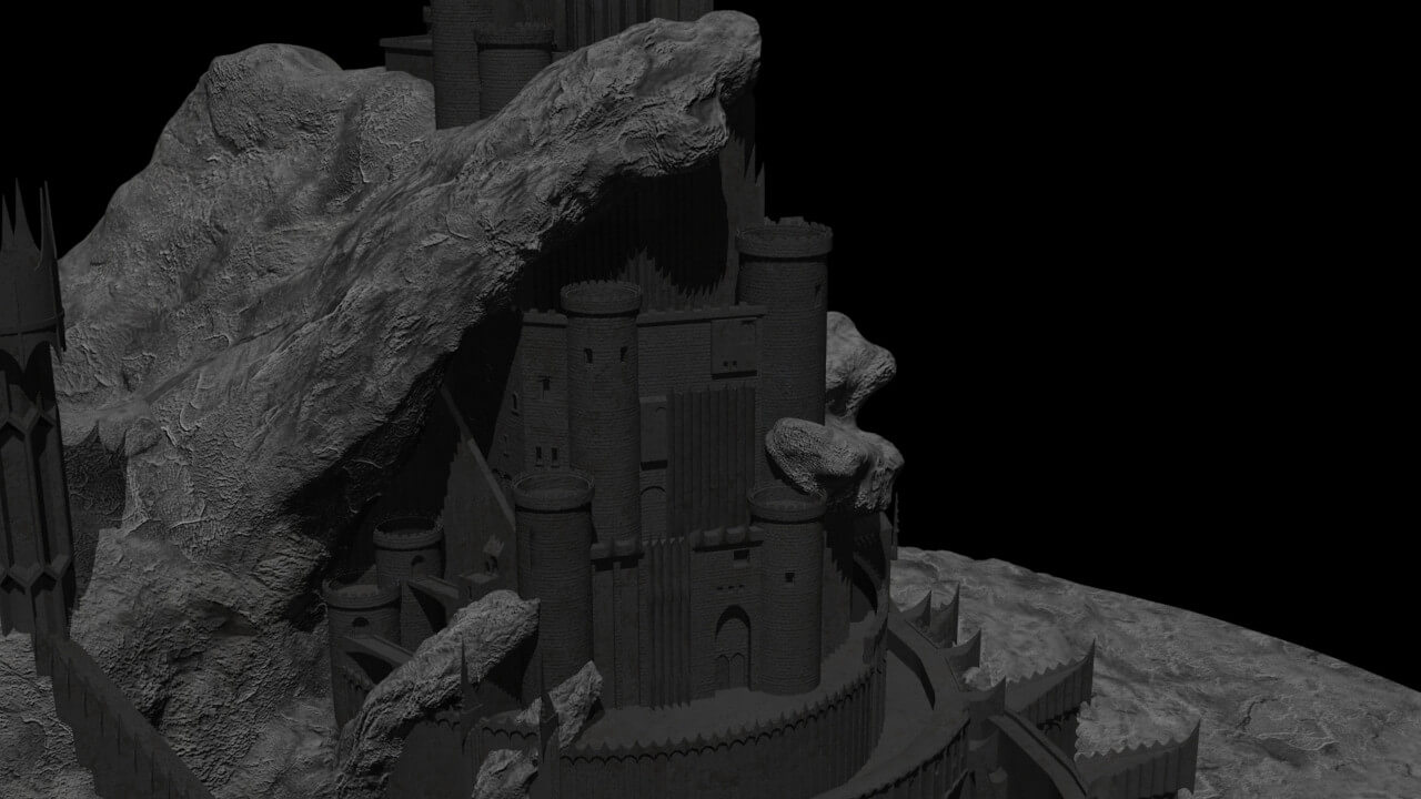 Barad Dur - 3D Model by Buncic