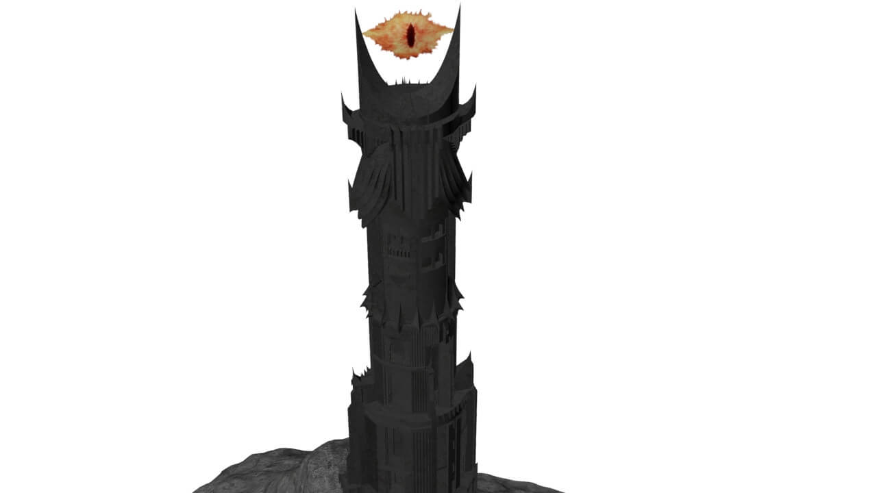 Barad Dur - 3D Model by Buncic