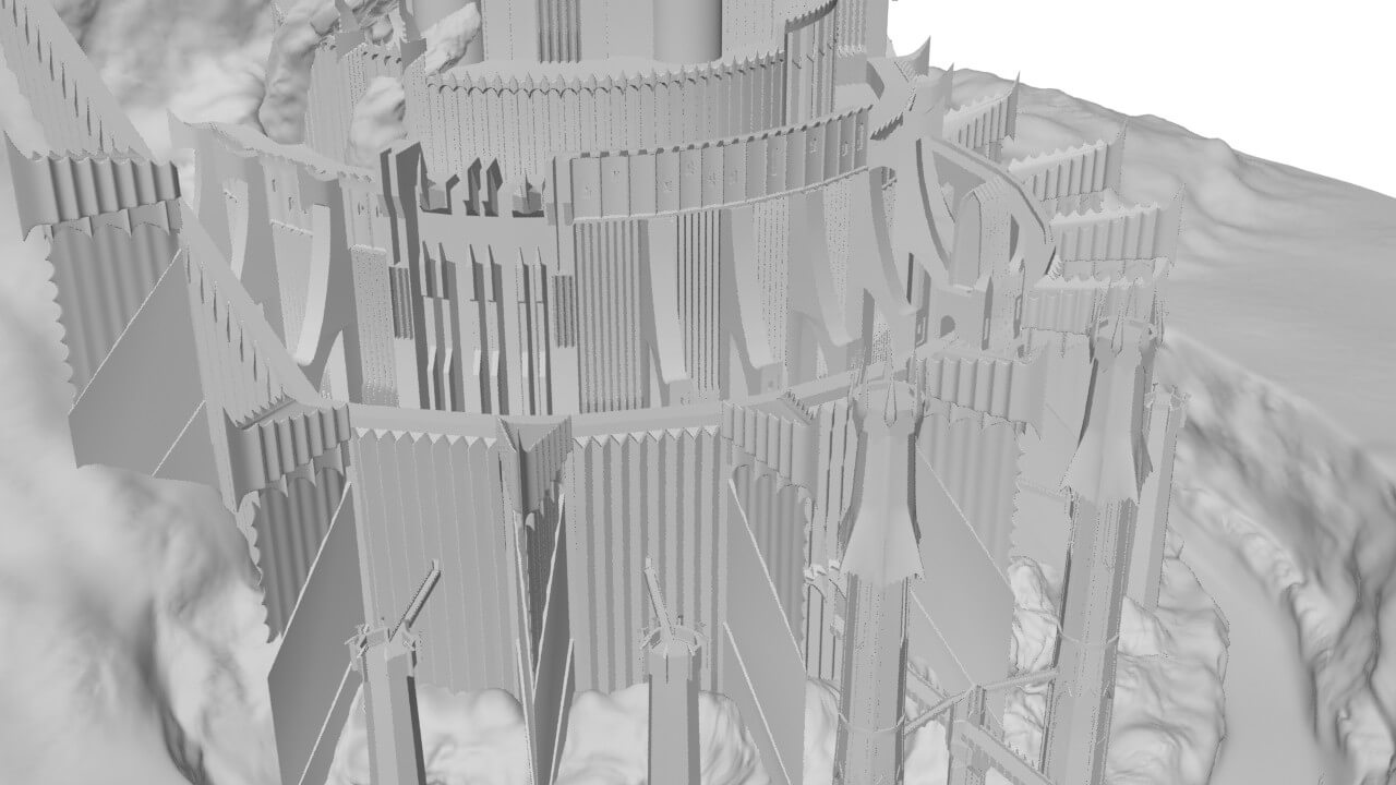 Barad Dur - 3D Model by Buncic