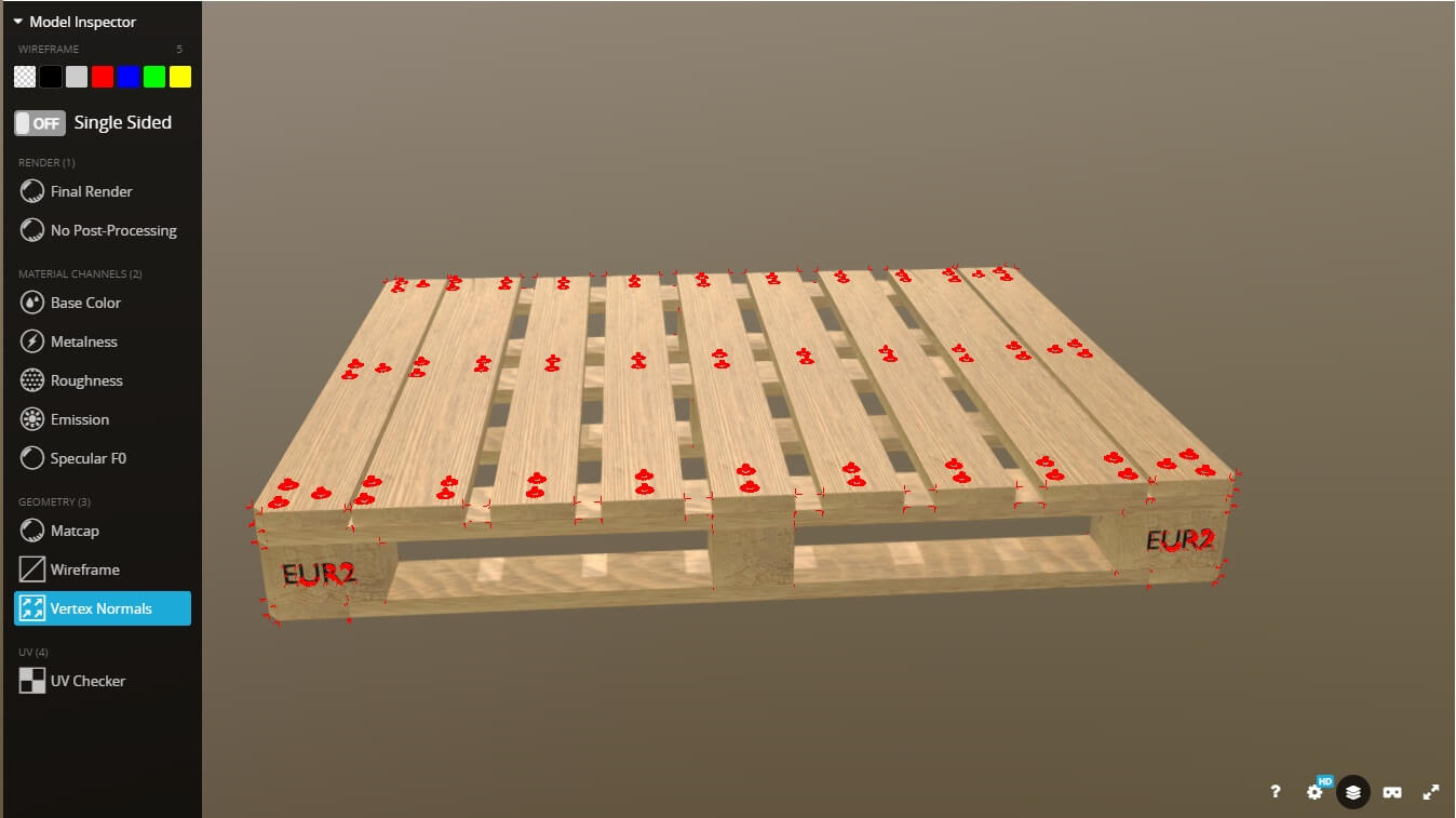 Pallet-Eur 2 3D Model by C-MES