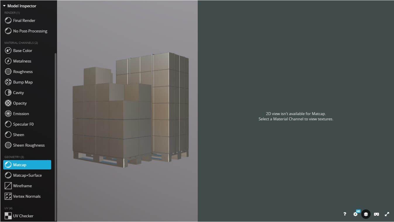 Pallets With Boxex - 3D Model by C-MES
